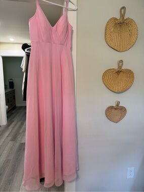 Azazie “Candy Pink” bridesmaid dress